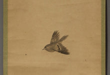 Afbeelding in Gallery-weergave laden, Kishi Renzan (1804-1859) &quot;Japanese bush warbler&quot; Late Edo period
