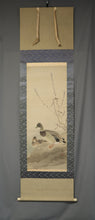 将图片加载到图库查看器，Kobayashi Gokyo（1871-1928）“柳树和鸭子” Taisho时代
