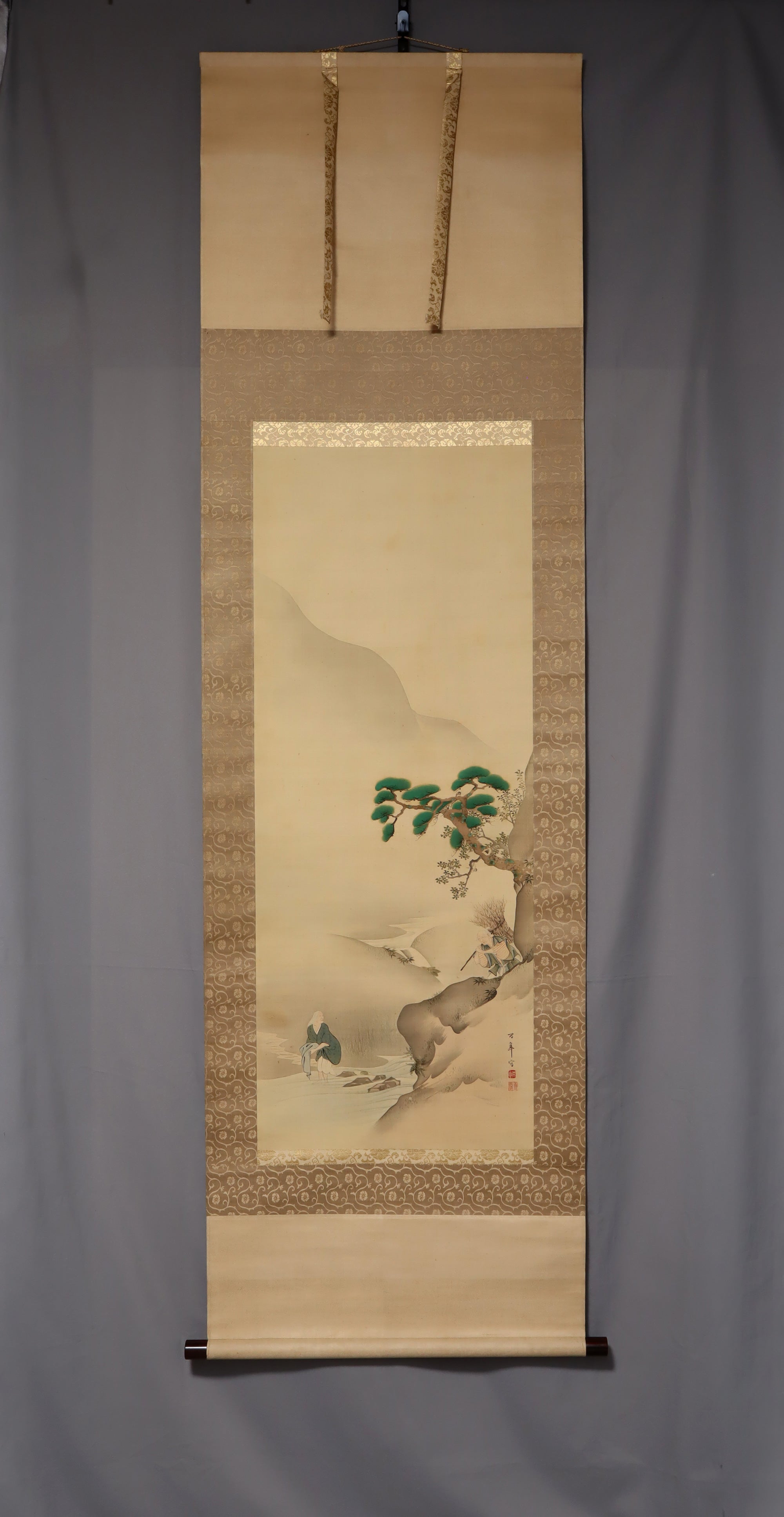 铃木Hyakunen（1825-1891）“来自Momotaro的场景”