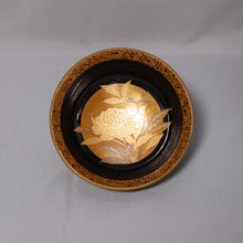 Load image into Gallery viewer, Maki-e &quot;Maki-e wood bowl with peony and flower design&quot; Late Edo period-Meiji era
