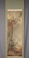 Afbeelding in Gallery-weergave laden, Mitsue (?-?) &quot;Herfstgras en kleine vogel.&quot; Showa -tijdperk
