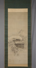 将图片加载到图库查看器，川田Gyokusho（1842-1913）“雪中的kiyomizu寺”明治时代
