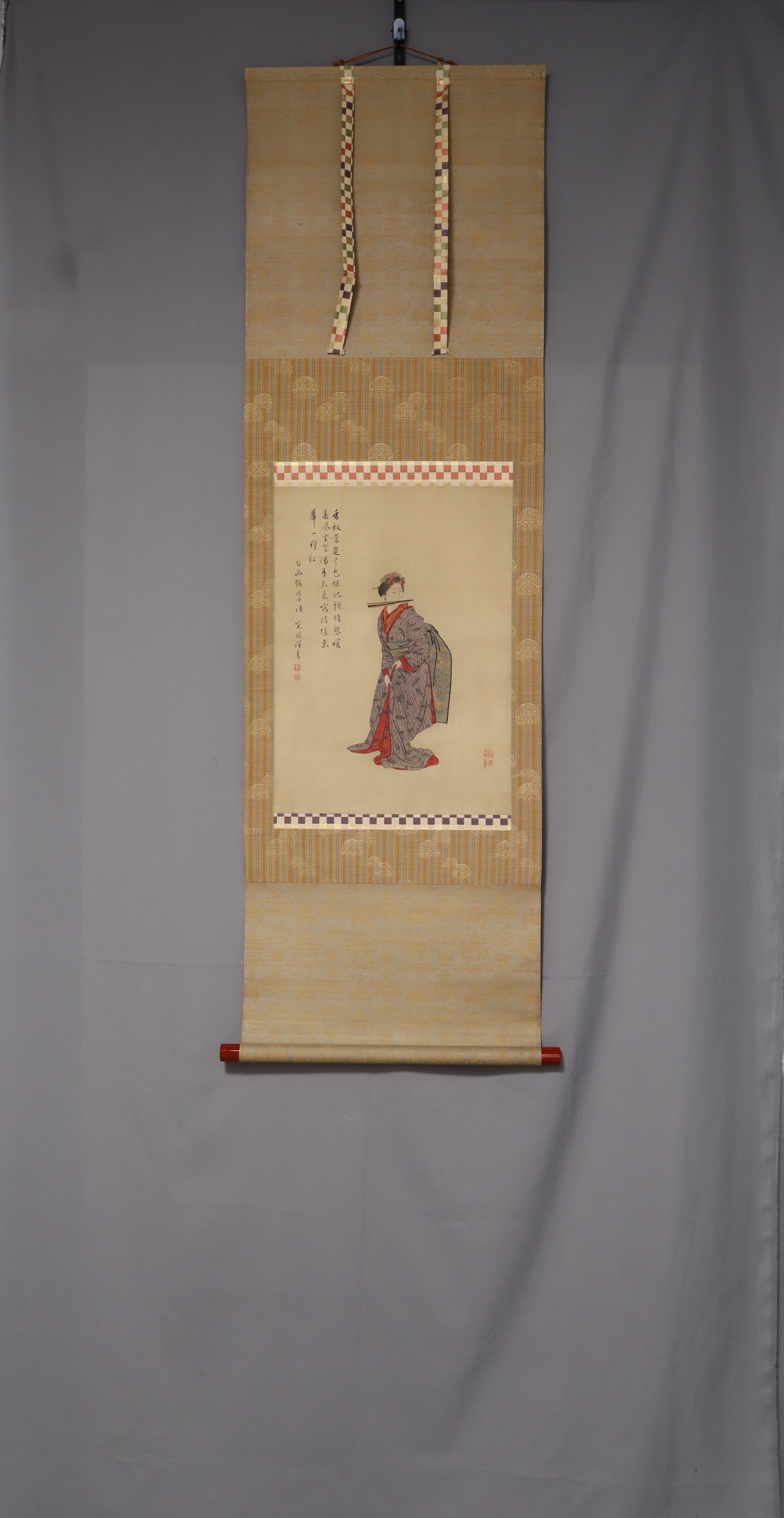Nishiyama Kanei（1834-1897）“美女”晚期时期 - 米吉时代 *短吊卷