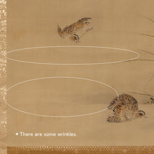 Afbeelding in Gallery-weergave laden, Kano Michinobu (Eisen-In) (1730-1790) &quot;Autumn Grass and Quail&quot; Middle Edo-periode
