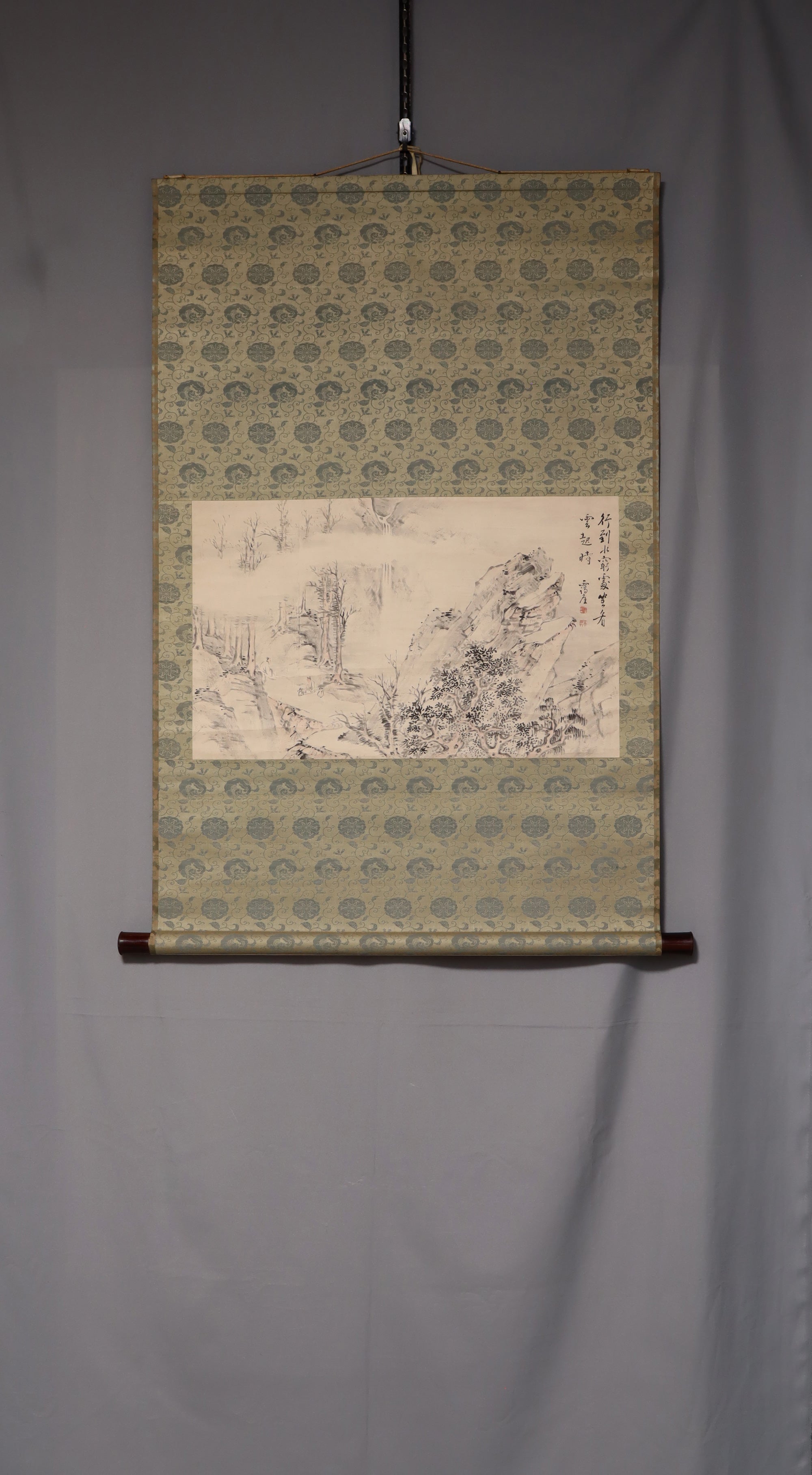Takaku Aigai（1796-1843）“”“ Yukitewa Itaru Mizu no Kiwamaru Tokoro”，“ Zashitewa Miru Kumo Kumo no Okoru Toki”