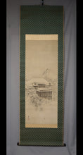 Lade das Bild in den Galerie-Viewer, Kawabata Gyokusho (1842-1913) &quot;Kiyomizu Tempel im Schnee&quot; Meiji-Ära
