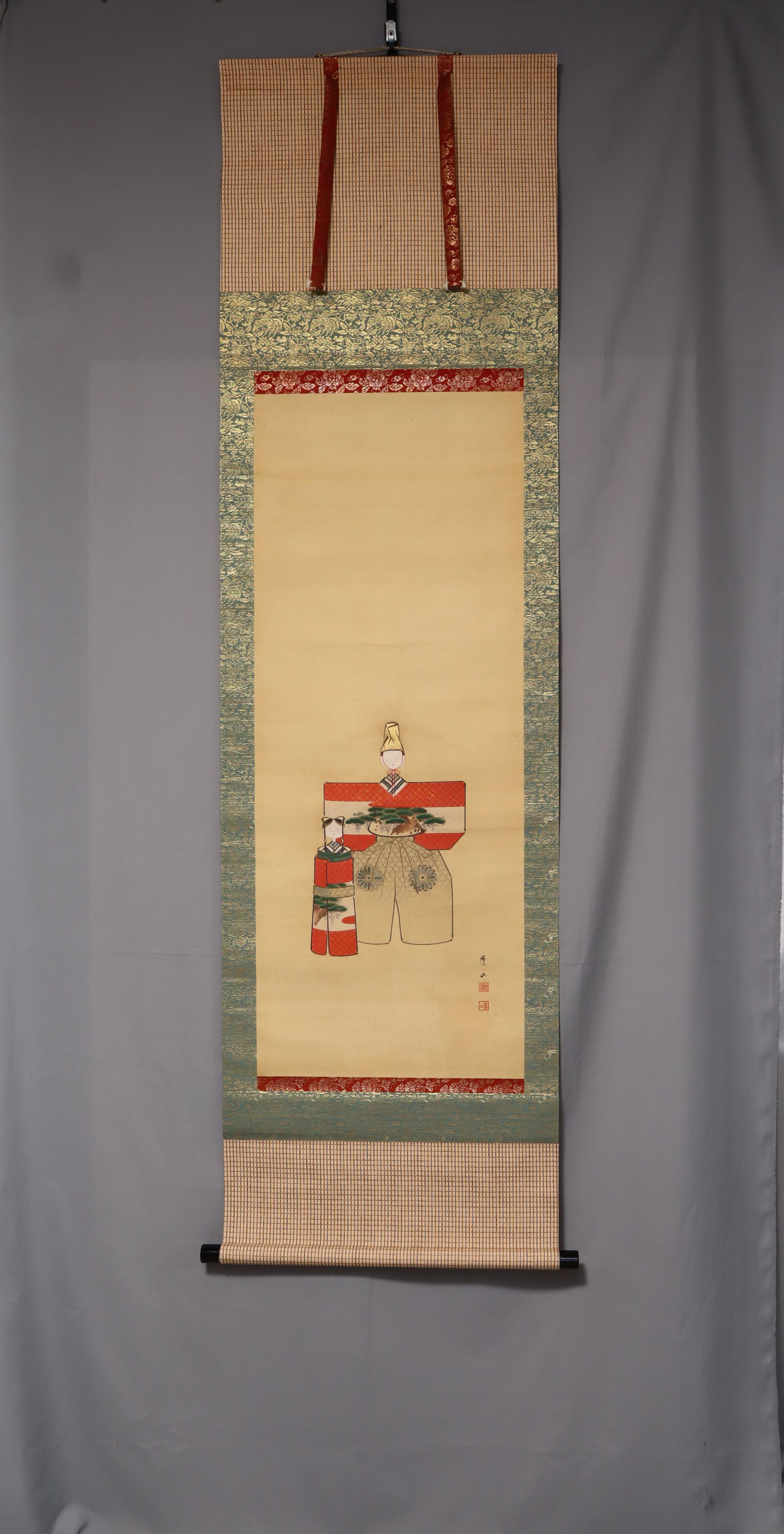 Kinoshita Rozan（？ - ？）“ Tachi-bina”晚期江户时期 - 米吉时代