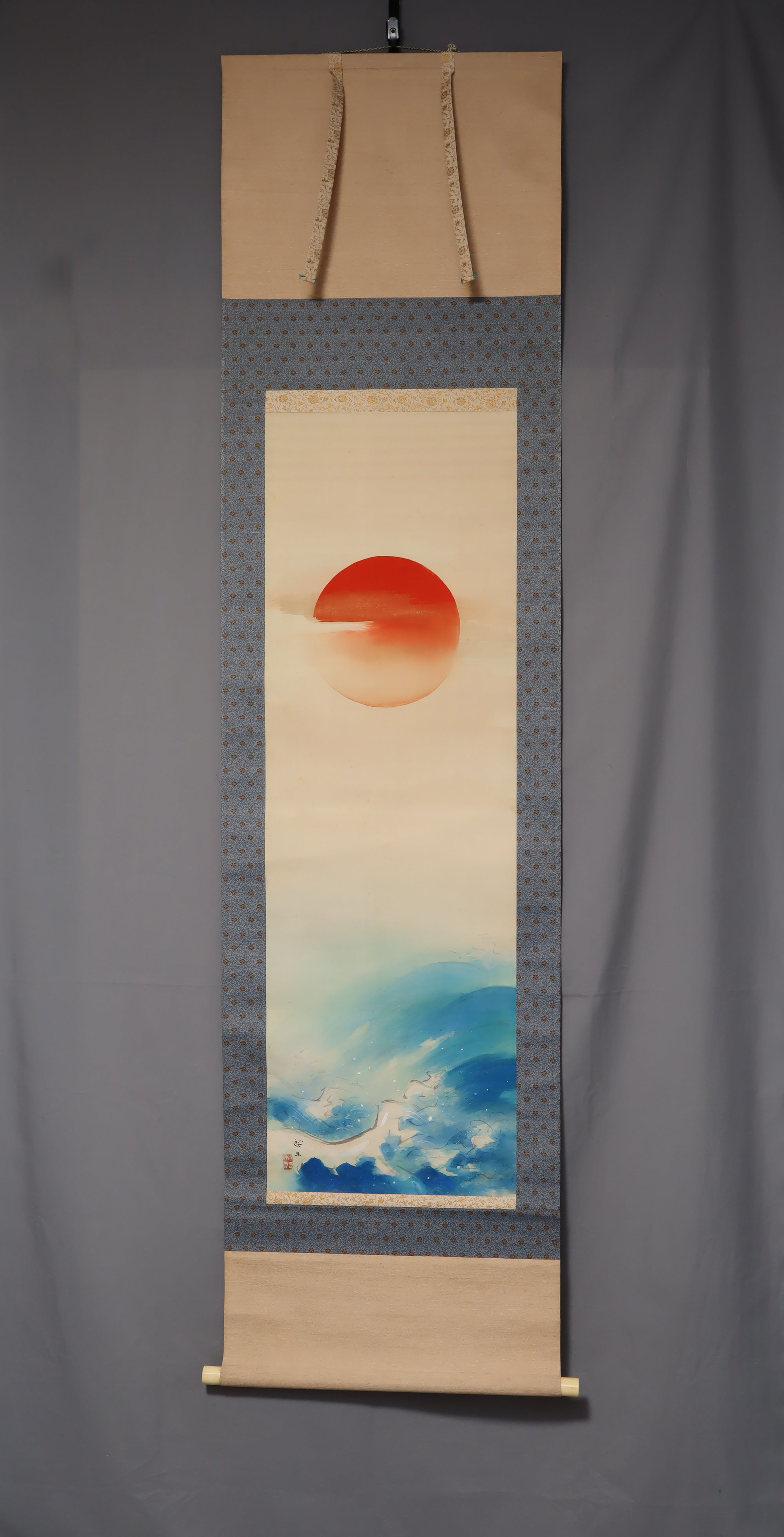 Kitagami Seigyu（1891-1970）“崛起的太阳与海浪”秀时代